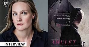 Amulet - Romola Garai Extended Interview on directing as an actor & the importance of horror films