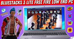New Bluestacks 3 Lite Best Emulator For Free Fire Low End PC | Best Bluestacks Version For Free Fire