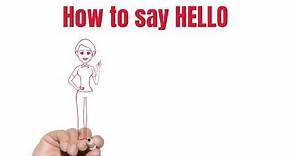 How to say HELLO in Austrian German - AustrianGermanTutorial