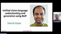 BLIP: LLM for vision-language tasks