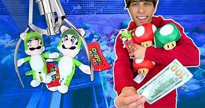 Epic DOUBLE Win on Super Mario Claw Machine: Can We Profit?