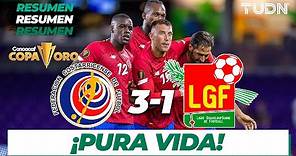 Resumen y goles | Costa Rica 3-1 Islas Guadalupe | Copa Oro 2021 | Grupo B | TUDN