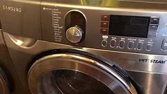 Samsung VRT steam front load washer and dryer