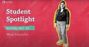 Student Spotlight: Rachel Pac | Berklee College of Music
