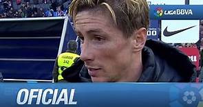 Fernando Torres: "Este año tiene que terminar con un título"