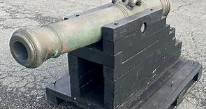 Original American Revolutionary War Hessian 1768 Dated Frederick II Hesse-Kassel Bronze Cannon