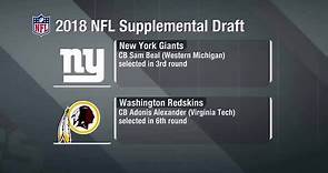 NFL Supplemental Draft Picks