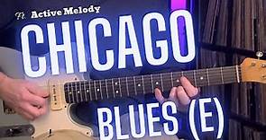 Chicago Blues Guitar Backing Track (E)