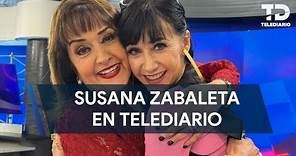 Susana Zabaleta visita a la Licenciada María Julia en Telediario Mediodía