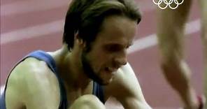 Lasse Virén wins the Distance Double Double - Montreal 1976 Olympic Games