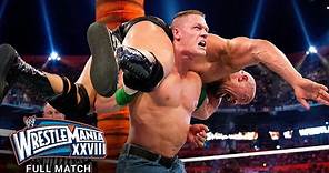 FULL MATCH - The Rock vs. John Cena: WrestleMania XXVIII