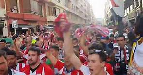 Afición del Athletic club de Bilbao #aurtenbai #finaldecopa #athleticmallorca