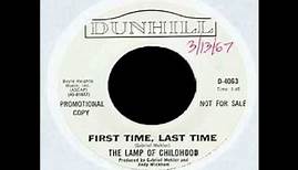 The Lamp Of Childhood - First Time, Last Time