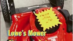 Lowe’s Mower Clearance Sale