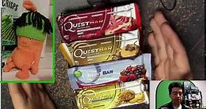 Quest Bar Variety Pack - 12 Quest Bars Reviewed Unboxing Taste Test