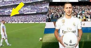 Eden Hazard First Day and First Goal in Real Madrid