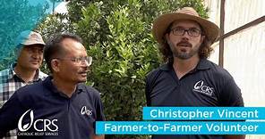 Christopher Vincent | CRS Farmer-to-Farmer Volunteer