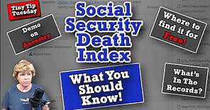 How to Research the Social Security Death Index Online