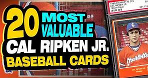 TOP 20 Cal Ripken Jr. Baseball Card & Rookie Card List