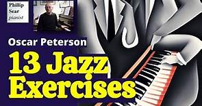 Oscar Peterson: 13 Jazz Exercises