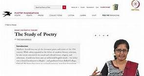 Matthew Arnold's Study of Poetry