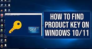 How to Easily Find Your Windows 10 Product Key | Windows Product Key Finder