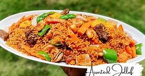 The most delicious Assorted Jollof Rice Recipe|| Ghana Jollof Recipe