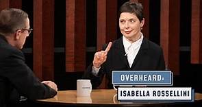 Why did Isabella Rossellini go to university?