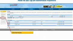 How to set up an Automatic Payment in Online Bill Pay
