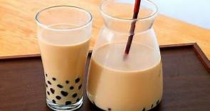 自製珍珠奶茶：在家做原來這麼簡單，絲滑Q彈，和買的一樣好喝！ 【夏媽廚房】