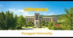 A Preview of dongguk University (Aerial Views)