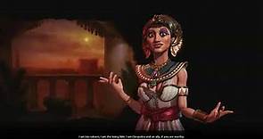 Sid Meier's Civilization VI - Cleopatra (Egyptian) of Egypt Animations