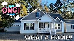 WHAT A HOME! I'm truly blown away by this modular home! Step inside with me! Home Tour