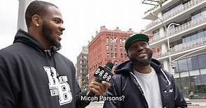 Micah Parsons Interviews NFL Fans In NYC Who Don't Know Him 😂