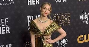 Amanda Seyfried 2023 Critics Choice Awards Red Carpet Arrivals