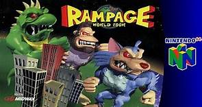 Nintendo 64 Longplay: Rampage World Tour