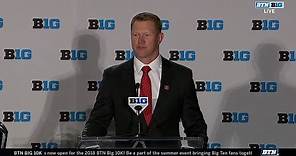 Nebraska Coach Scott Frost | 2018 Big Ten Football Media Days