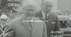 Giovanni Gronchi visita Córdoba│1961