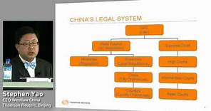 An Overview of the Chinese Legal System and Structure