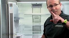 Why are your foods freezing in the refrigerator compartment?