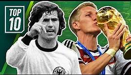 Die besten deutschen Fußballer aller Zeiten! Top 10 Spieler der Fußballgeschichte Deutschlands!
