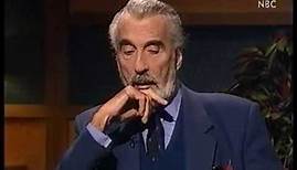 Christopher Lee interview