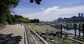 Walking Entire Vancouver Seawall - Binaural City Sounds (4K UHD)