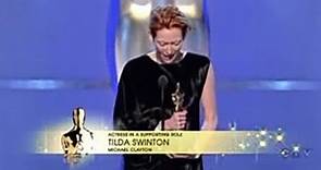 Tilda Swinton winning Best Supporting Actress for Michael Clayton