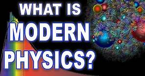 Modern Physics: an overview of key themes as a concept map