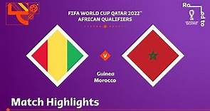 Guinea v Morocco | FIFA World Cup Qatar 2022 Qualifier | Match Highlights