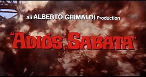 ADIOS SABATA Original 1970 MGM Trailer