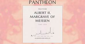 Albert II, Margrave of Meissen Biography - Margrave of Meissen