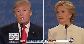 Third Presidential Debate Highlights | Trump, Clinton on Abortion