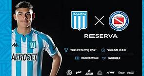 Transmisión en vivo | Torneo Reserva 2023 | Racing Club vs Argentinos Jrs (Predio Tita Mattiussi)